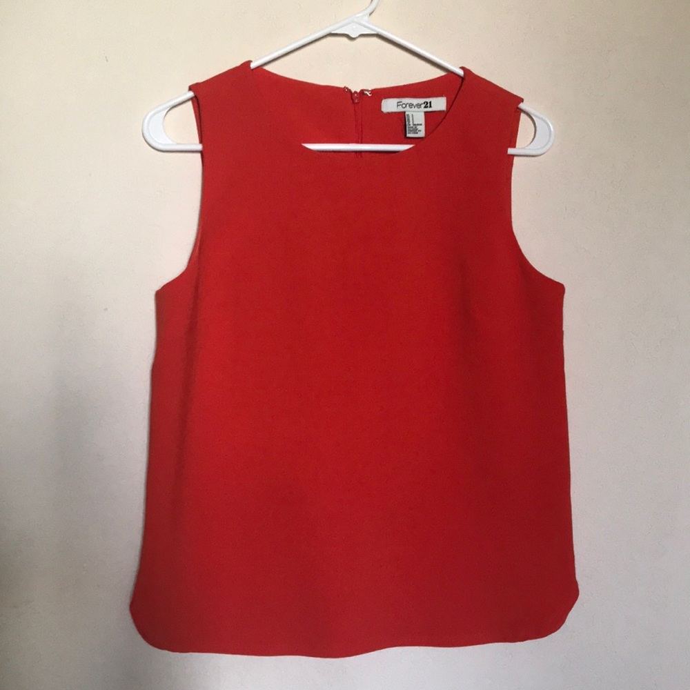 Bright Orange Dress Tank